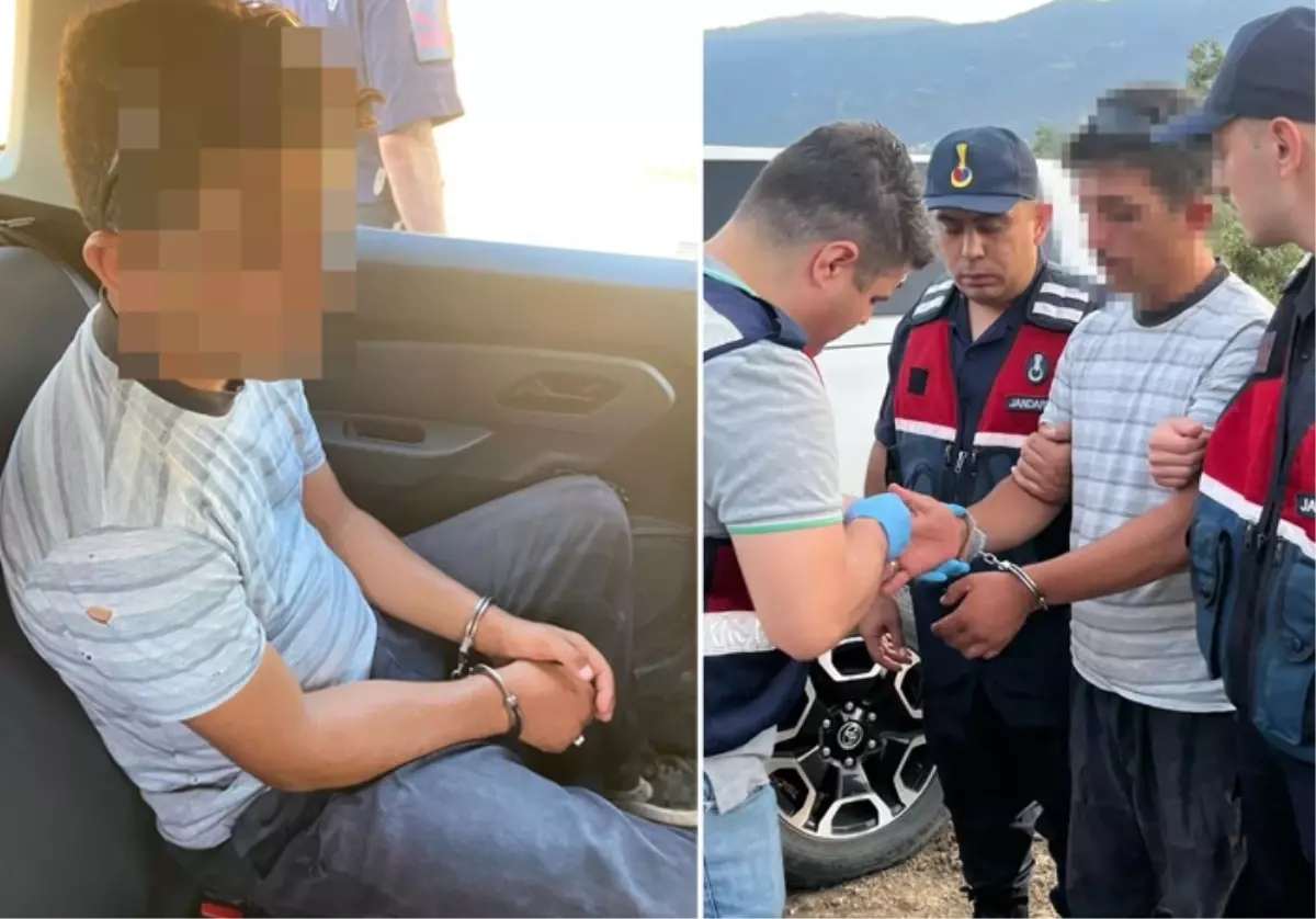 Ormanı yaktı, motosikletiyle kaçarken yakalandı