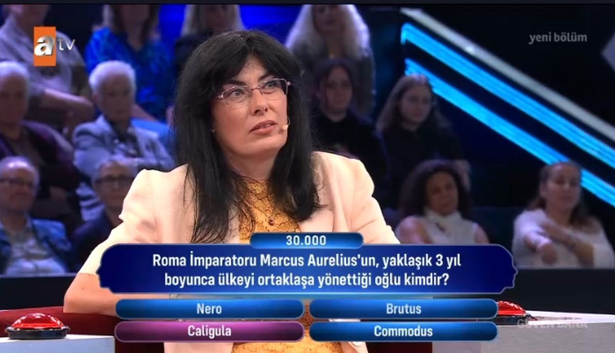Roma İmparatoru Marcus Aurelius'un yaklaşık 3 yıl boyunca ülkeyi ortaklaşa yönettiği oğlu kimdir?