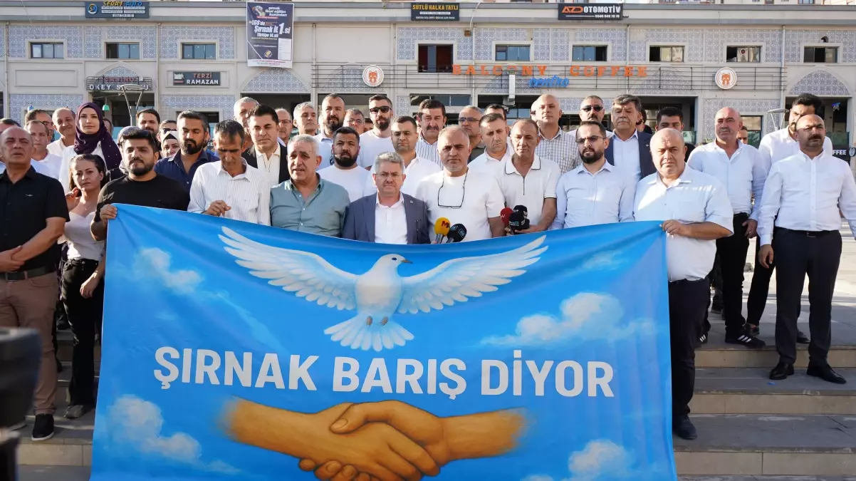 Şırnak'ta Barış İçin Ortak Çağrı Yapıldı