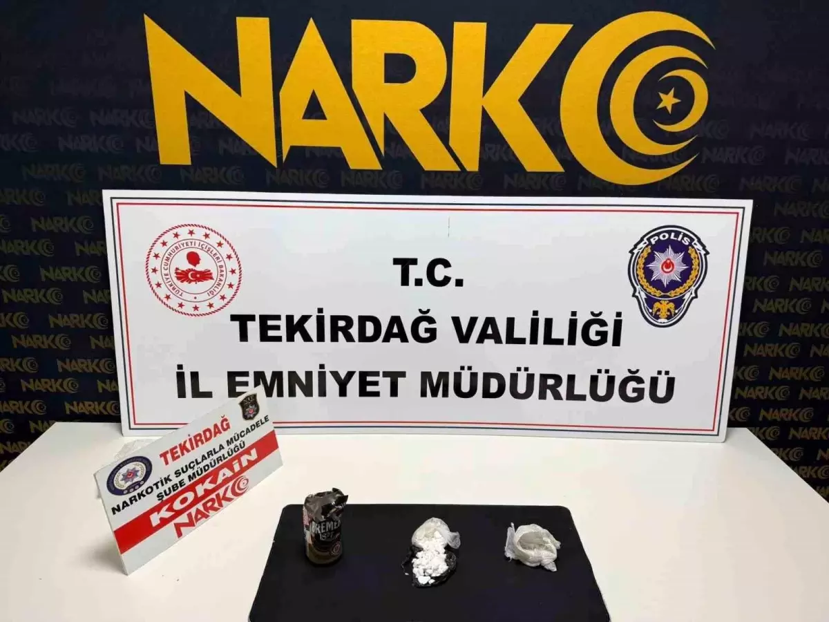 Tekirdağ'da Uyuşturucu Operasyonu: 1 Milyon TL'lik Narkotik Ele Geçirildi