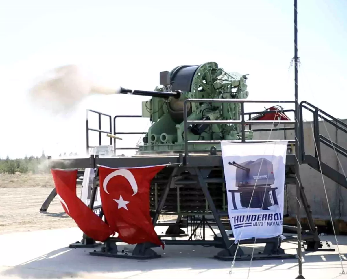 Yerli Deniz Topu Thunderbolt 40/70 T İlk Testleri Başarıyla Geçti