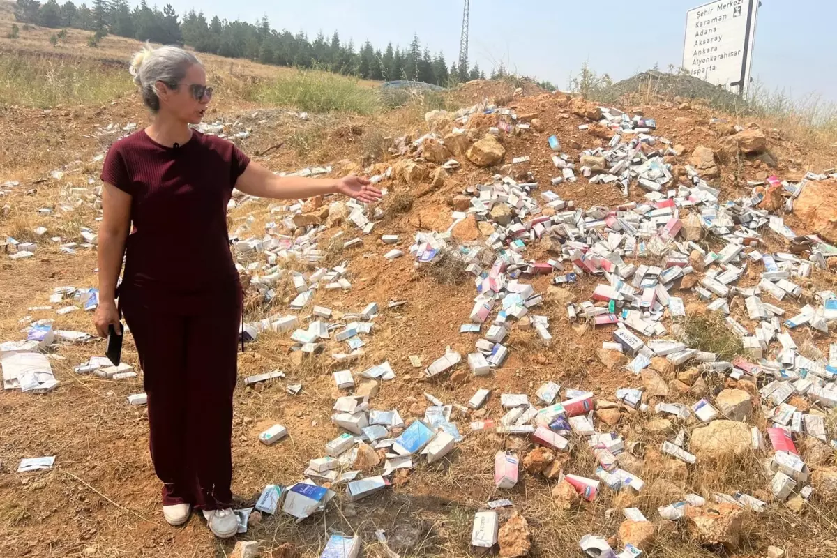 Yer: Konya! Yol kenarında akıl almaz manzara: Milli servet bunlar