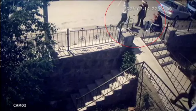 5 men assaulted a disabled woman with kicks and sticks and drew a weapon