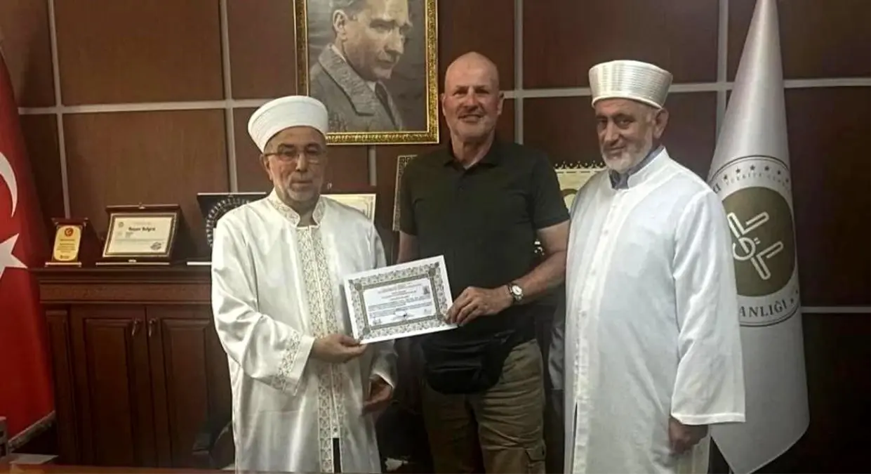 Alman Vatandaşı Harald Hornig, Nevşehir'de Müslüman Oldu