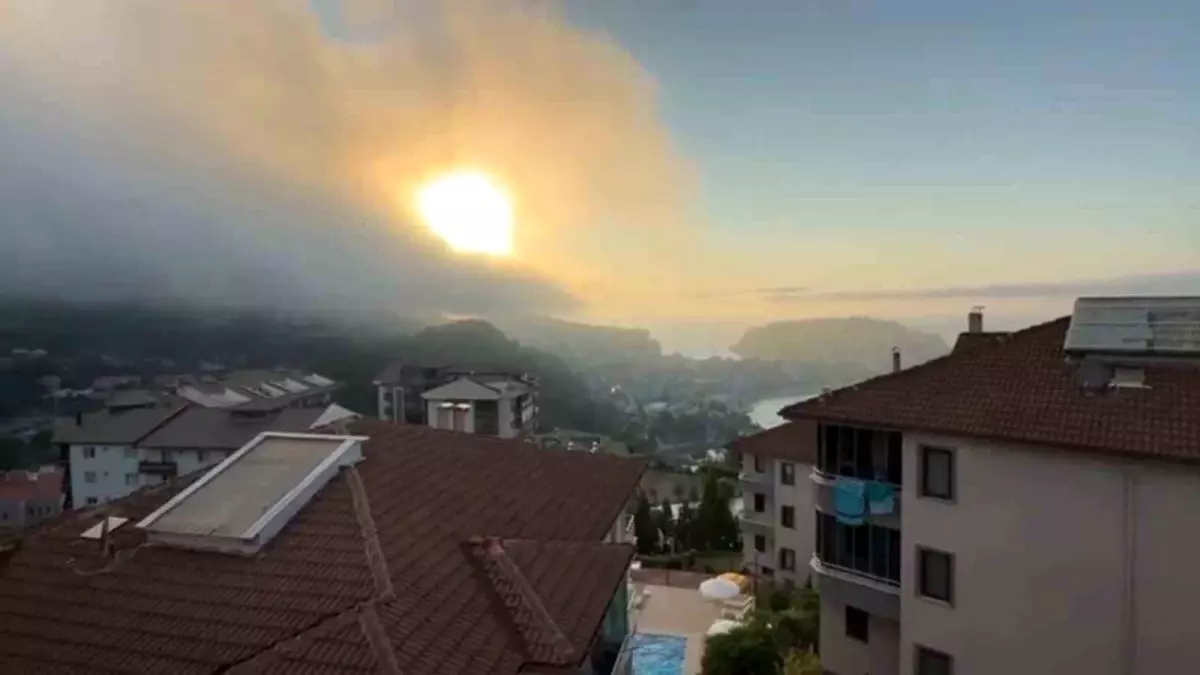 Bartın'da Sis Panik Yaratırken Askeri Helikopterler Zor Anlar Yaşadı