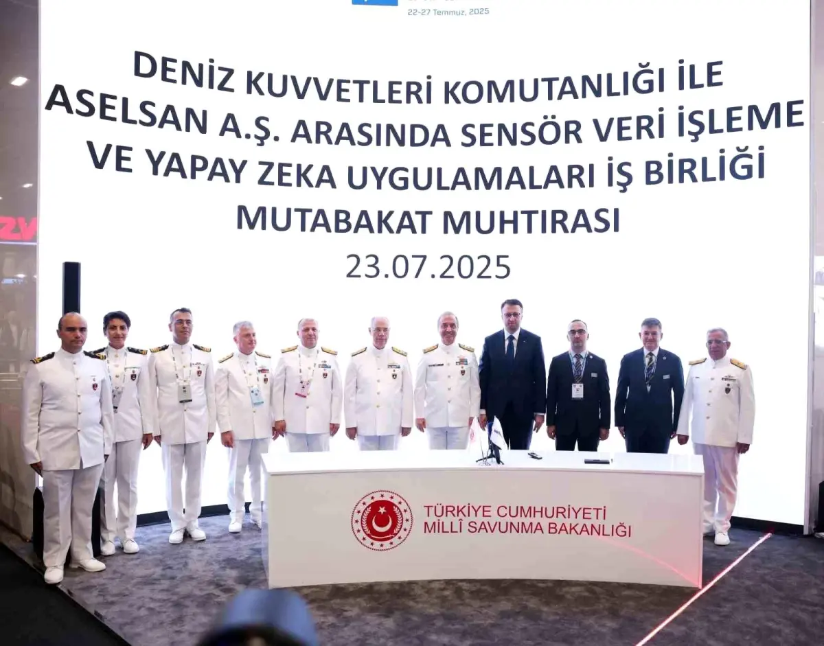 ASELSAN ve Deniz Kuvvetleri'nden Yapay Zeka Destekli İşbirliği