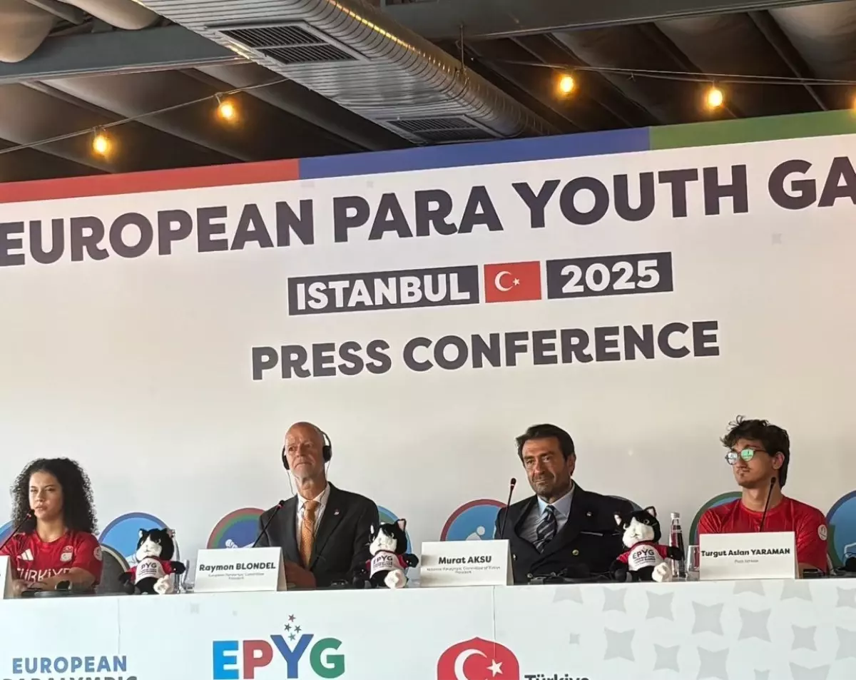 Avrupa Para Gençlik Oyunları için İstanbul'da basın toplantısı düzenlendi