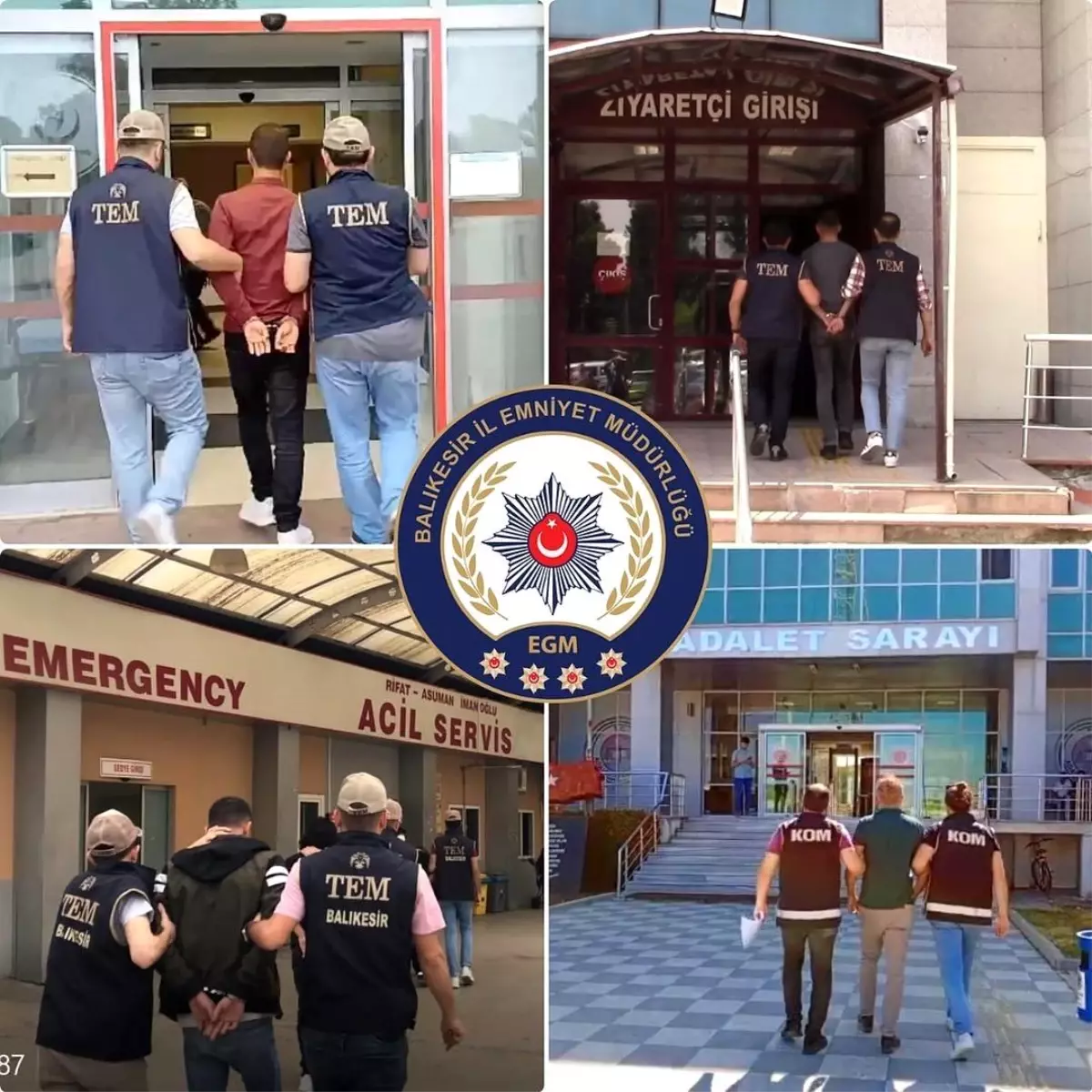 Balıkesir'de FETÖ Operasyonunda 6 Şüpheli Yakalandı