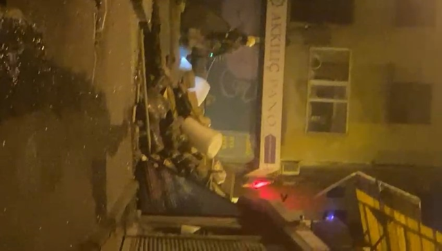 An explosion occurred in the buffet in Beyoğlu
