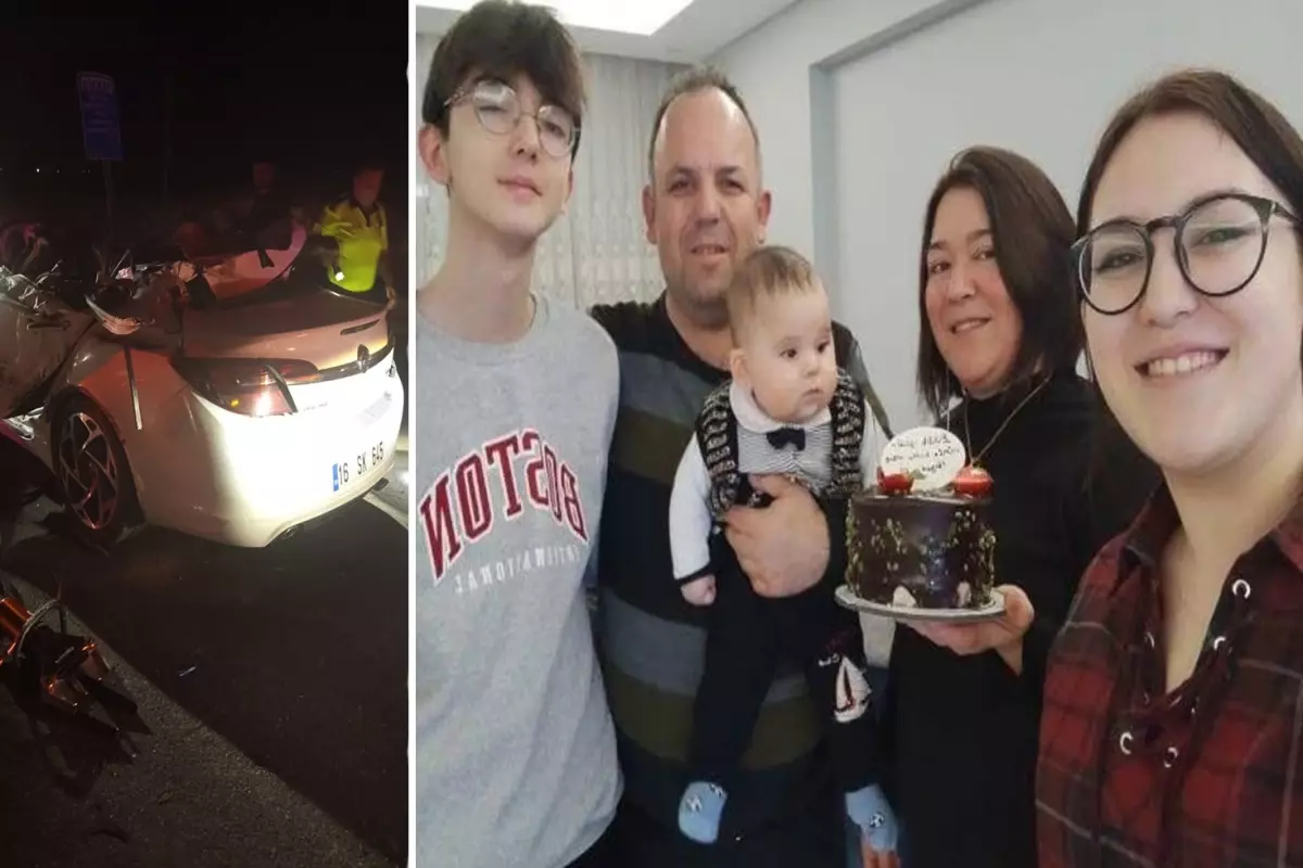 Bursa'daki feci kazada aynı aileden 3 kişi hayatını kaybetti