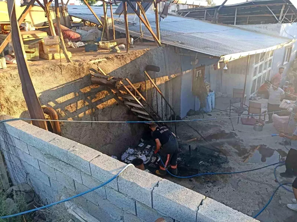 Malatya'da Evde Yangın Çıktı