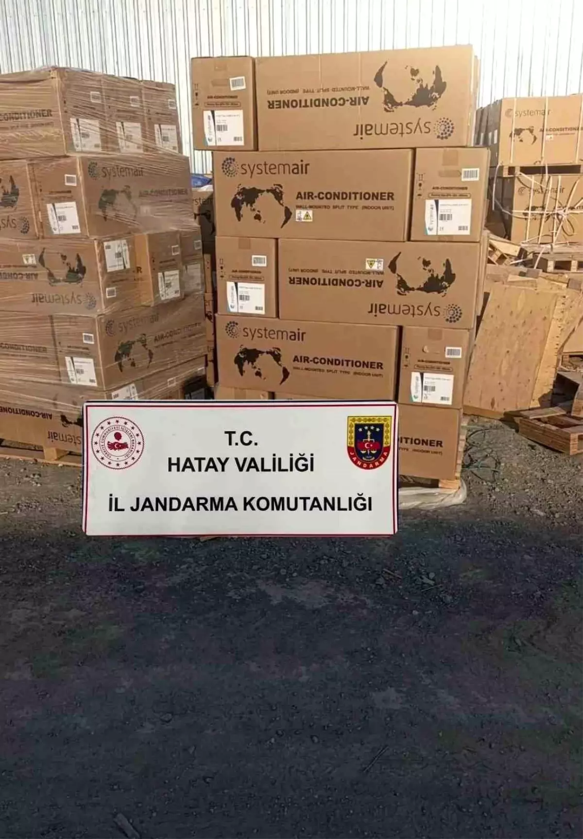 Hatay'da İnşaat Alanından 30 Klima Çalan 3 Şüpheli Tutuklandı