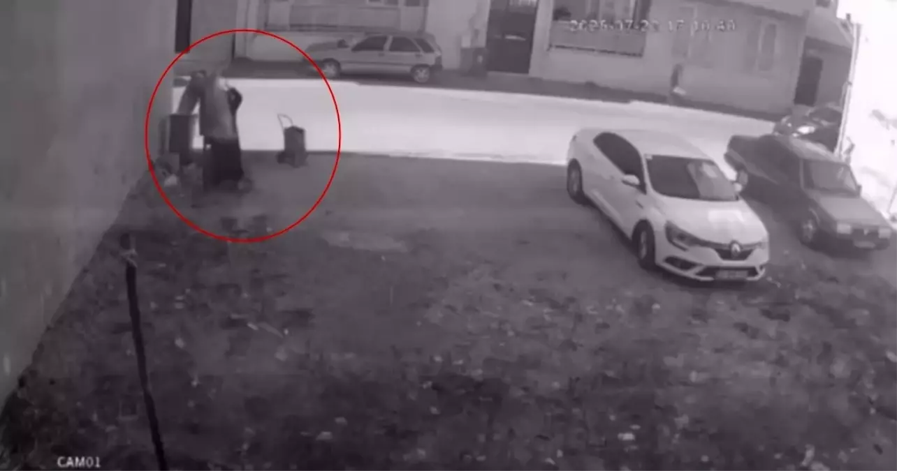 Bursa'da Halı Hırsızlığı: Kadın Güvenlik Kamerasına Yakalandı
