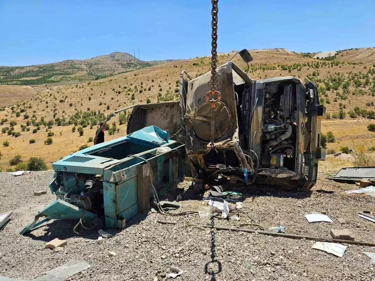 Malatya'da askeri araç devrildi: 1 şehit, 1 asker yaralı