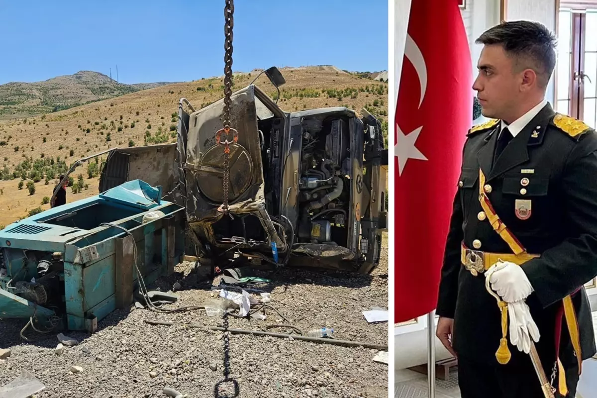 Malatya'da askeri araç devrildi: Üsteğmen Tuğrul Özsu şehit oldu