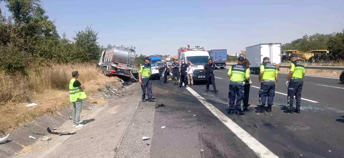 Tekirdağ'da Trafik Kazası: 4 Kişi Hayatını Kaybetti