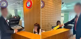 UEFA'ya bir çanta para götürdüler: Hepsi sahte çıktı