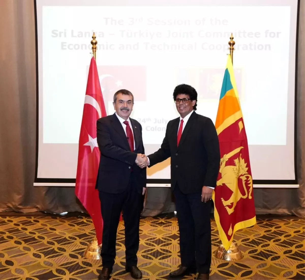 Türkiye-Sri Lanka Ekonomik ve Teknik İş Birliği Toplantısı Gerçekleştirildi