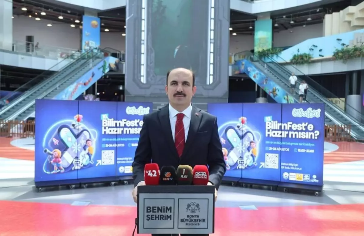 Başkan Altay Tüm Türkiye'yi 10. Konya Bilim Festivali'ne Davet Etti
