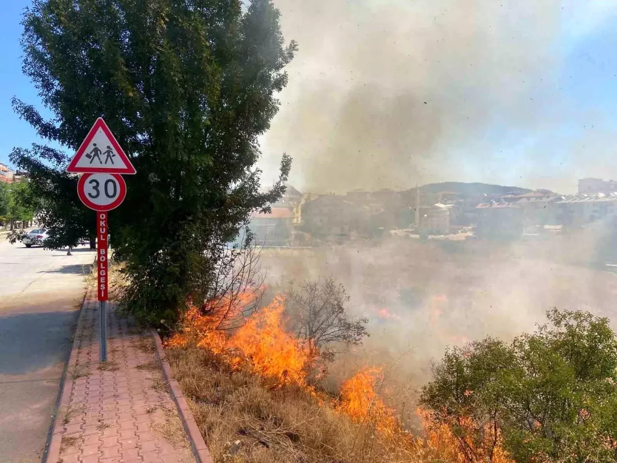 Beyşehir'de Otluk Alanda Yangın Kontrol Altına Alındı