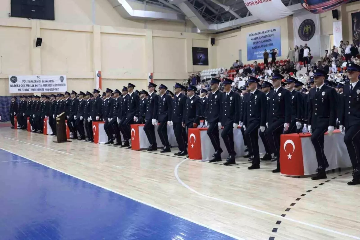 Bilecik'te 31. Dönem Polis Adayları Mezuniyet Töreni Düzenlendi