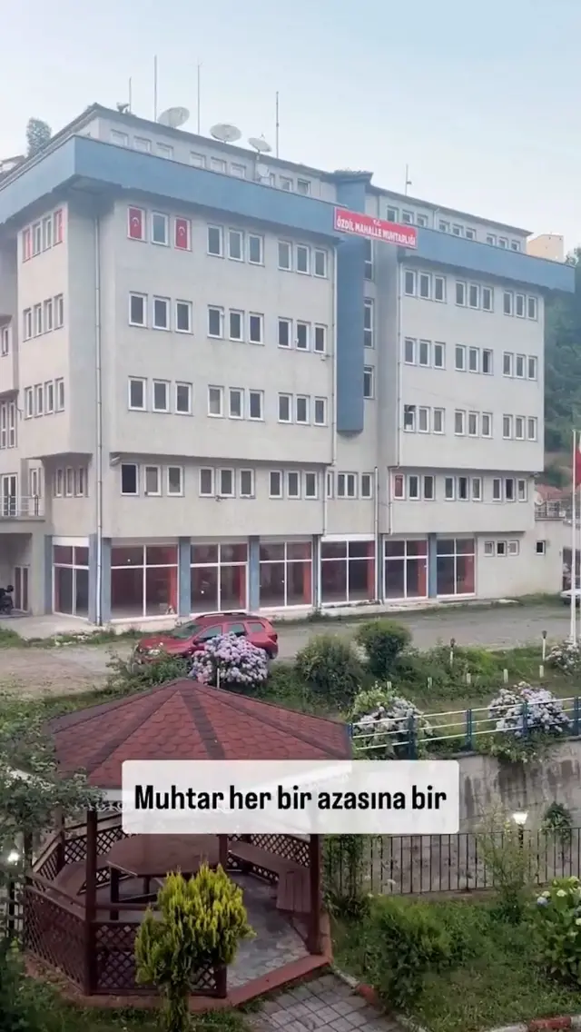 The citizen who saw the giant muhtarlık building was astonished