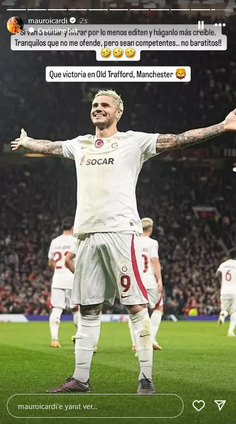 Icardi shared the naked photo of the model who said 'She keeps messaging me'