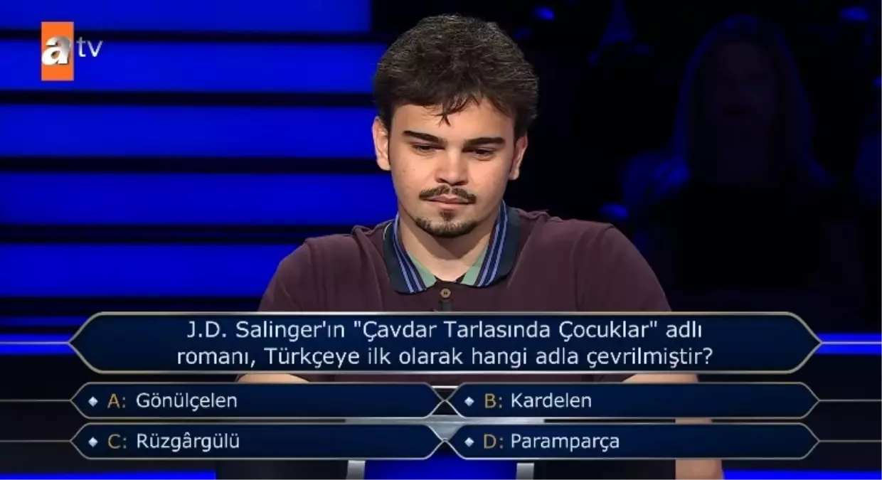 J.D. Salinger'ın 'Çavdar Tarlasında Çocuklar' adlı romanı, Türkçeye ilk olarak hangi adla çevrilmiştir?