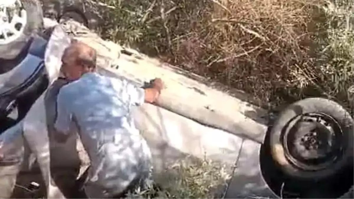 Muğla'da Trafik Kazası: Sürücü Şarampole Yuvarlandı