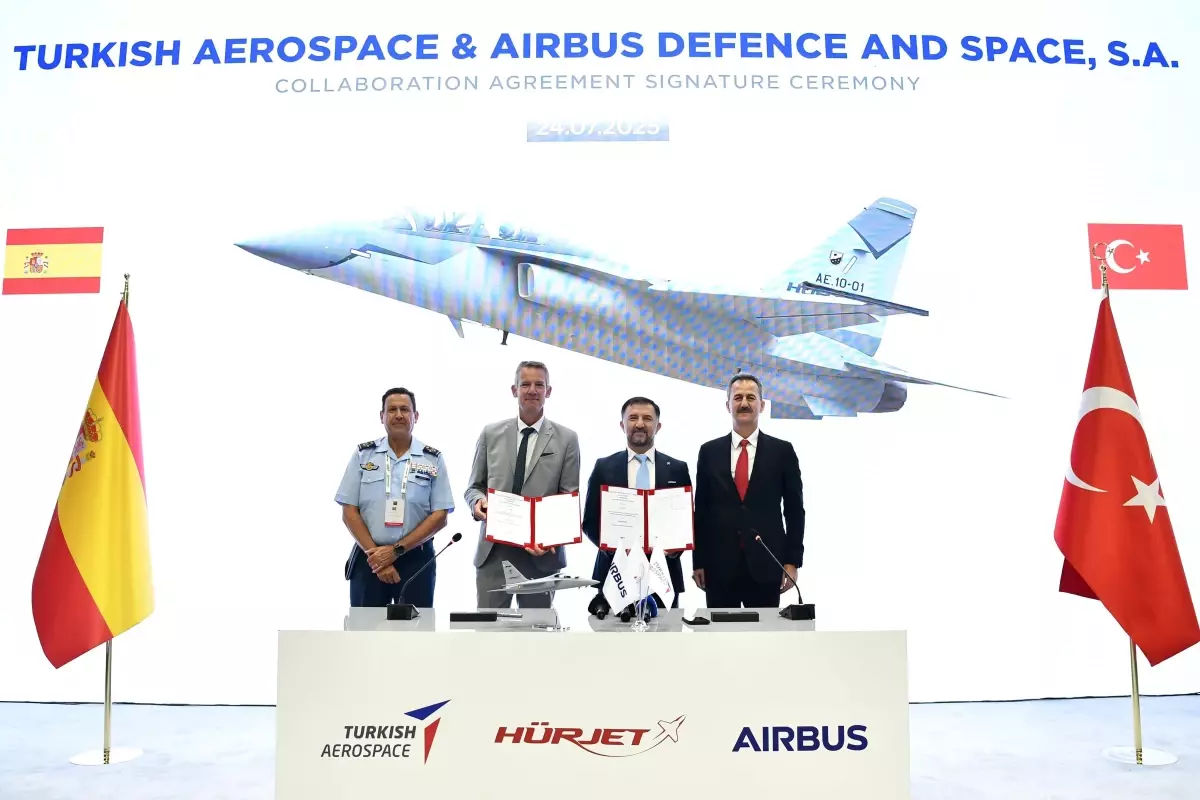 TUSAŞ ve AIRBUS İspanya'dan HÜRJET Projesi için İş Birliği