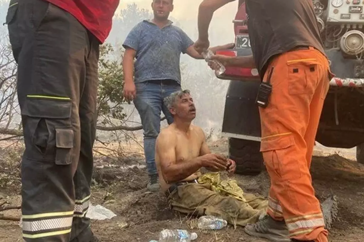 'Yanıyorum' diye feryat eden orman işçisinden haber var