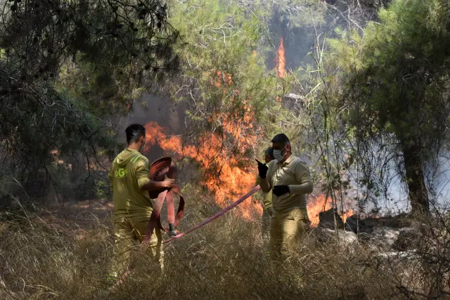 3 separate forest fires in Antalya! The flames approached residential areas