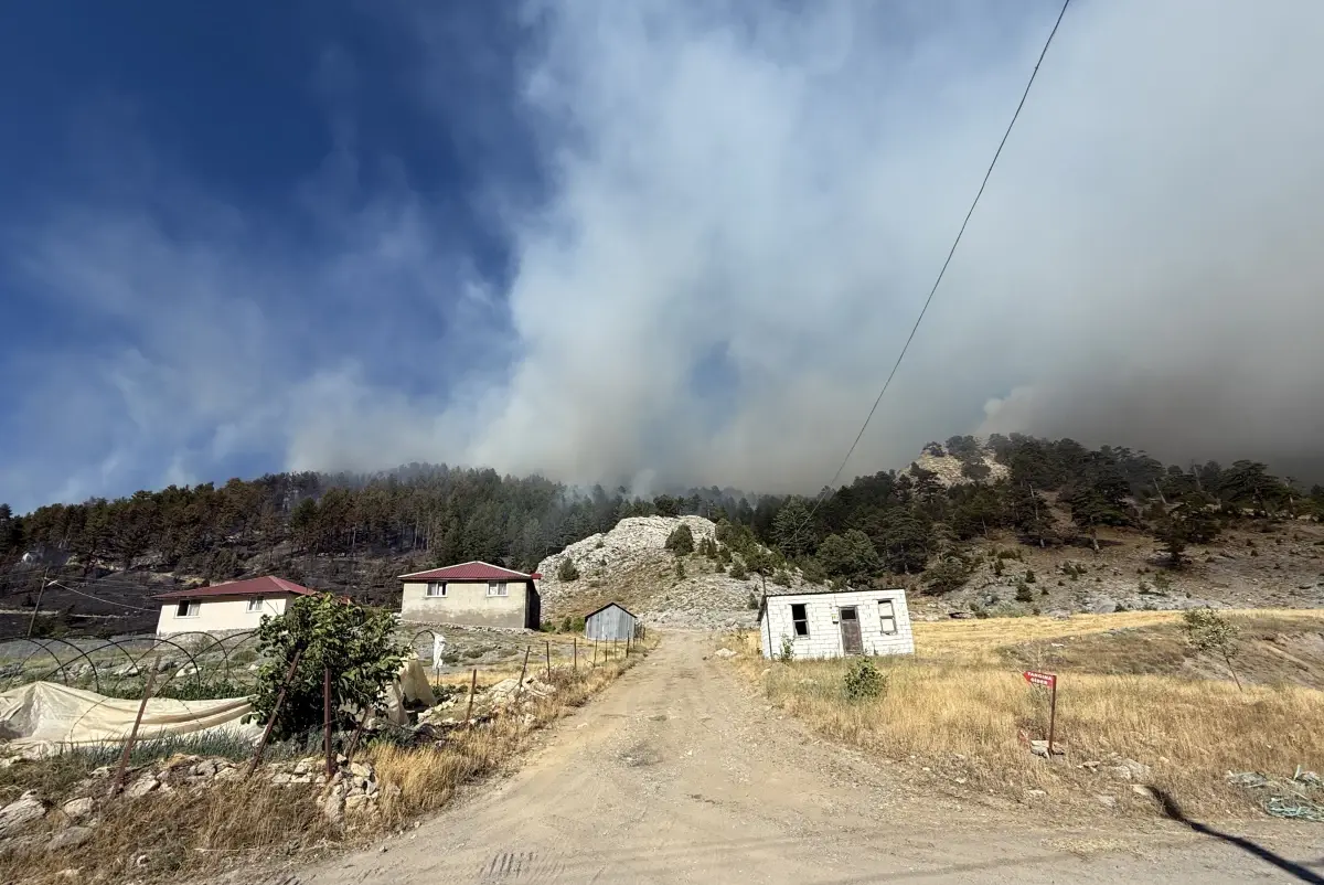 Antalya'da Orman Yangını: Söğüt Yaylası ve Gazipaşa'da Müdahale Devam Ediyor