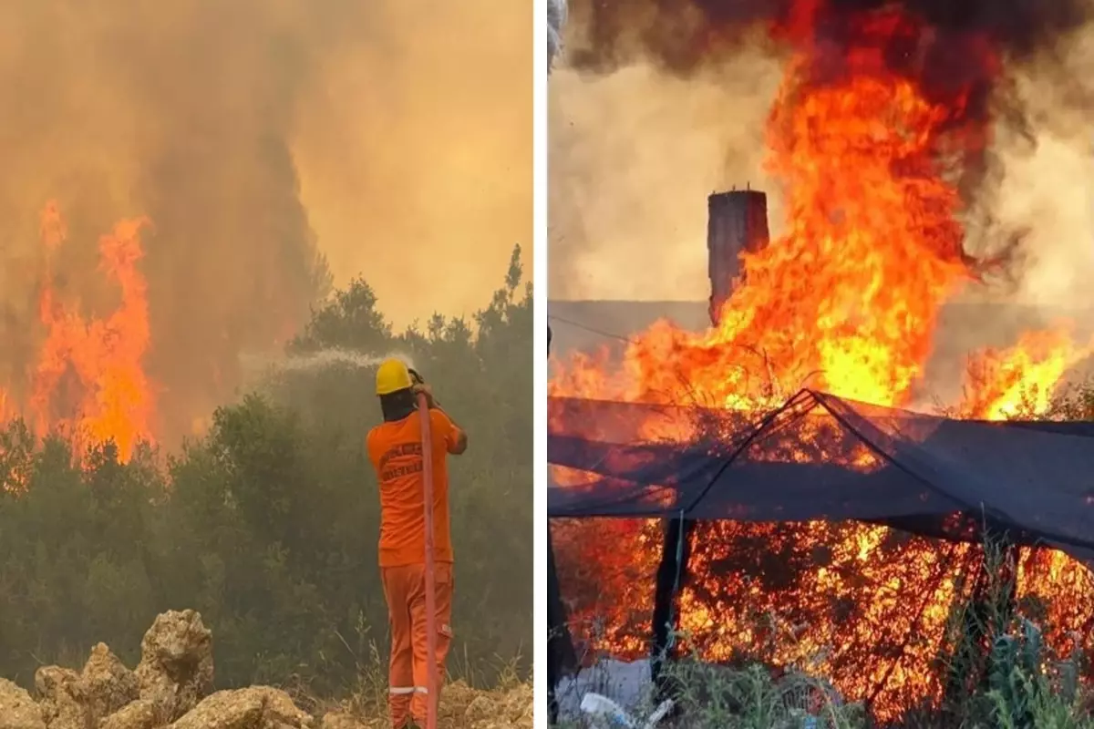 Antalya kabusu yaşıyor! Sıcaklık rekoru kırıldı, 6 noktada orman yangını çıktı