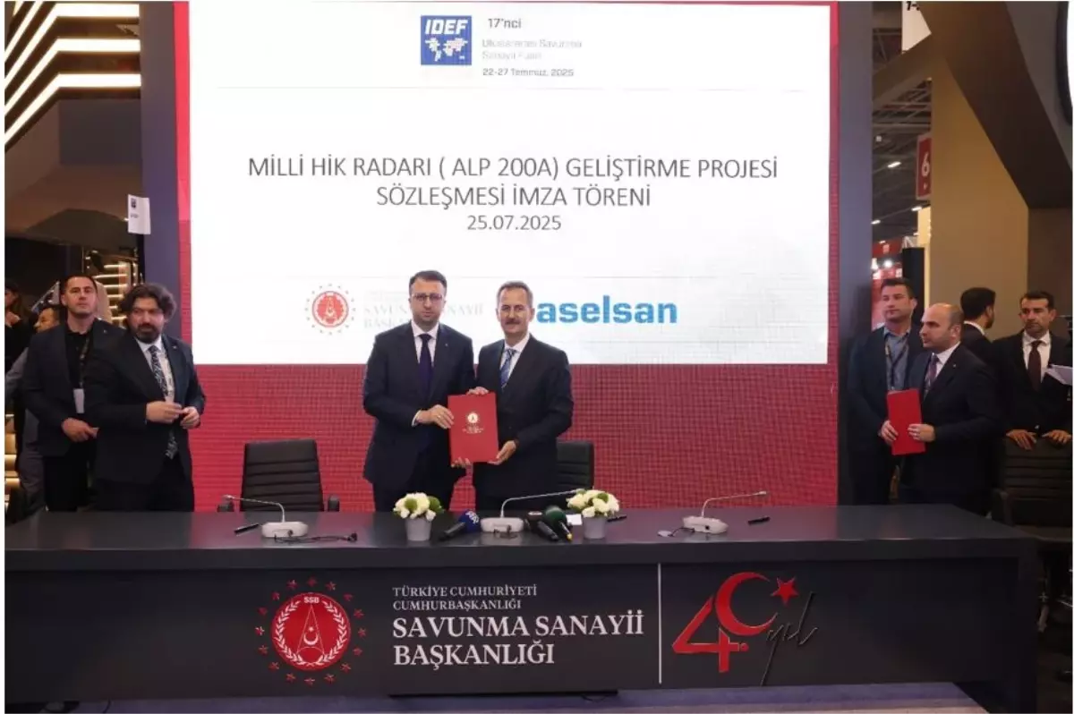 ASELSAN ile SSB Arasında Havadan Erken İhbar Radarları için Protokol İmzalandı