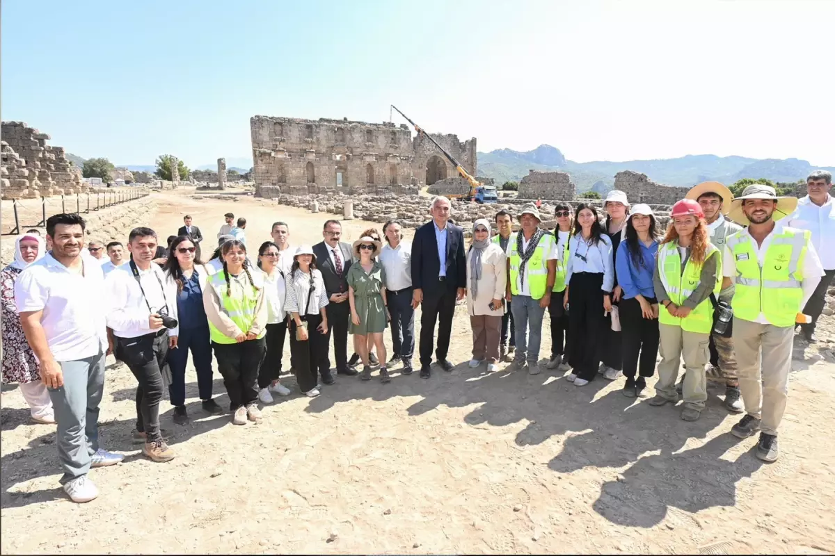 Aspendos'ta tarih yeniden doğuyor: Geleceğe Miras projesi üç eşsiz eseri gün yüzüne çıkardı