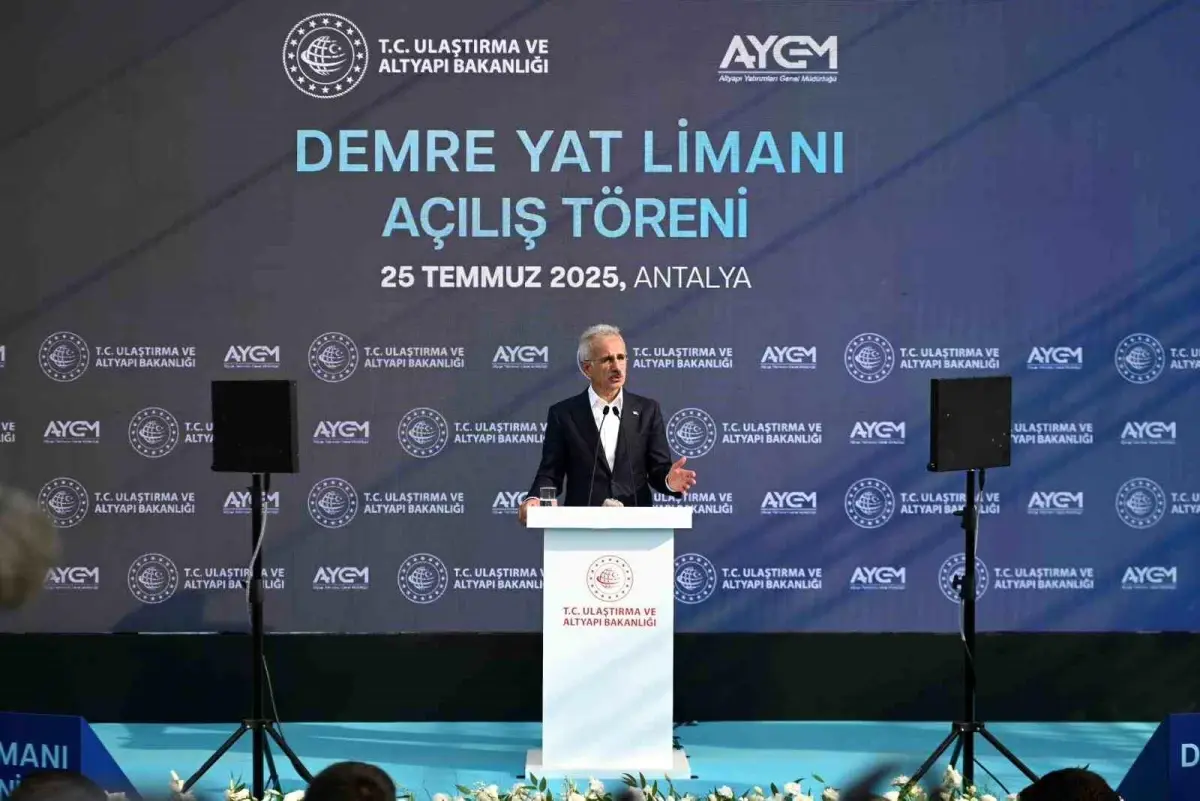 Demre Yat Limanı Açıldı: Türkiye Yat Turizminde Yeni Bir Merkez Oluyor