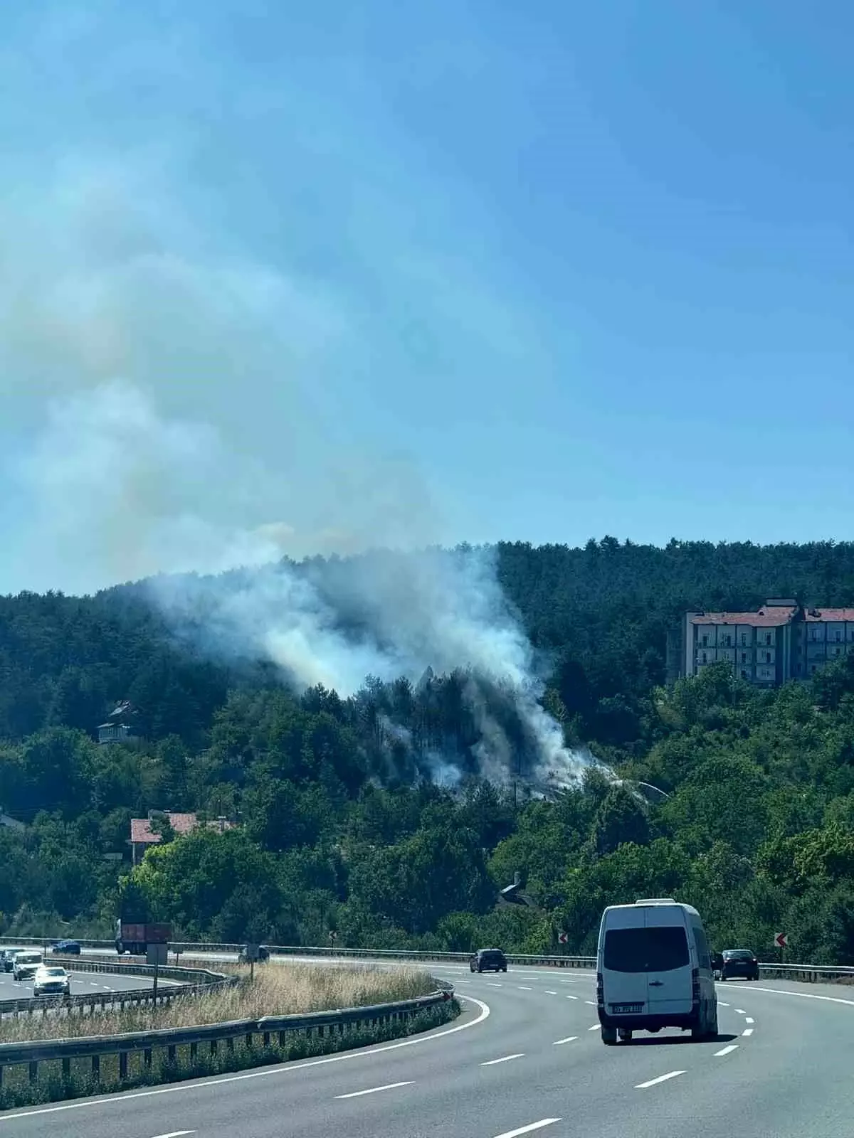 Bolu'da Ormanlık Alanda Yangın Kontrol Altına Alındı