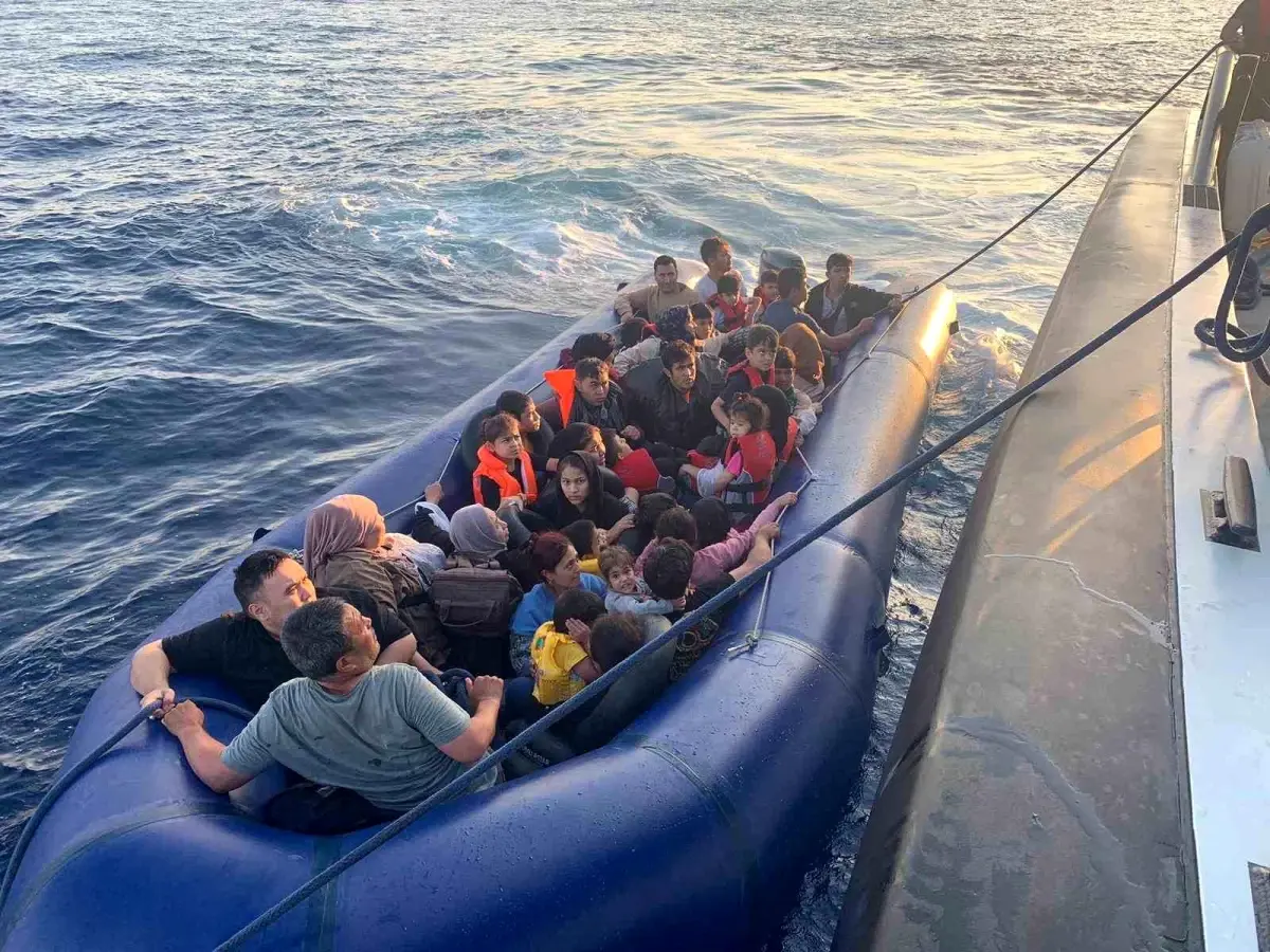 Çanakkale'de 38 Kaçak Göçmen Yakalandı