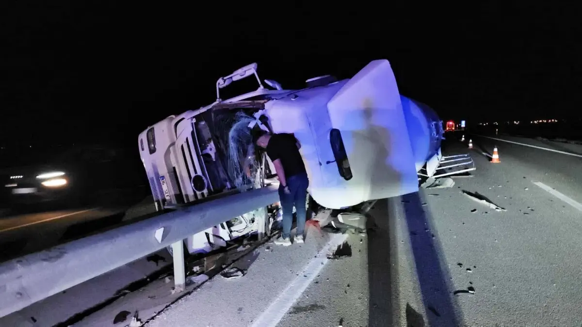 Kulu'da Tanker Kazası: Şoför Hayatını Kaybetti