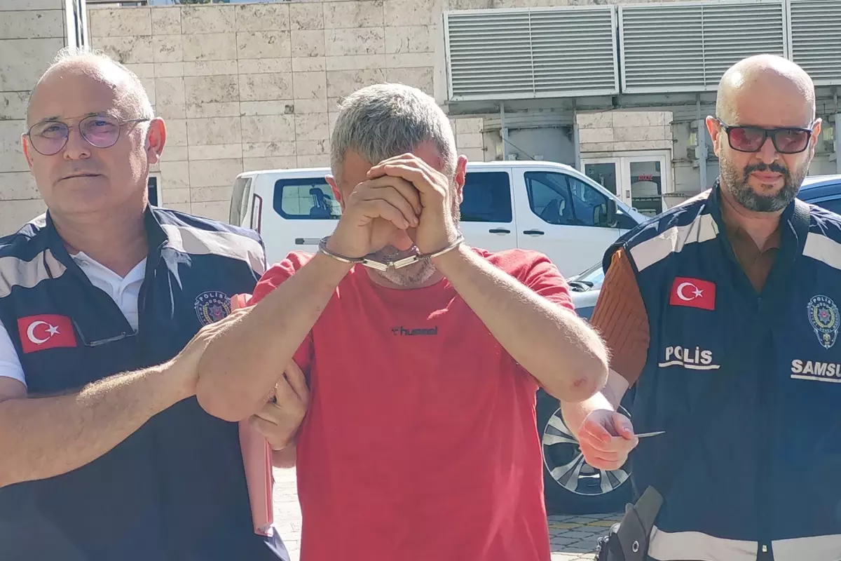 Eşini ve kızını hastanelik etti, polise bıçak çekip direndi