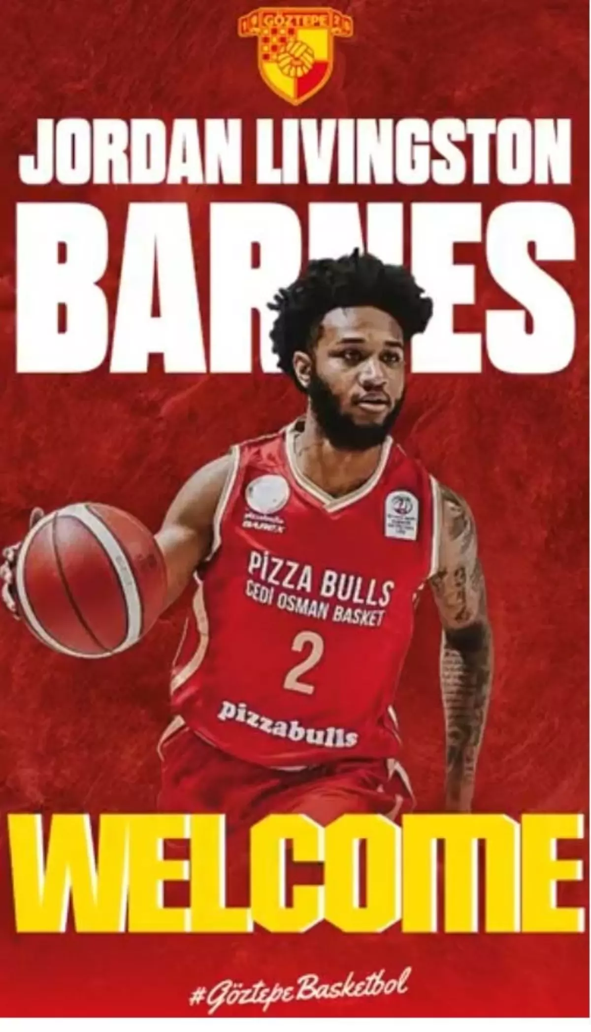Göztepe, Amerikalı Oyun Kurucu Jordan Barnes'ı Kadrosuna Kattı