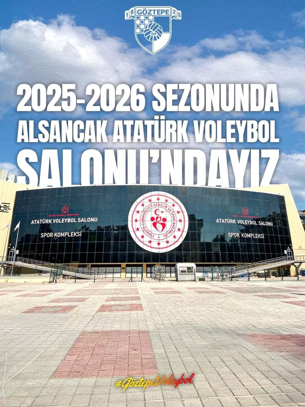 Göztepe Voleybol, 2025-2026 Sezonunda Maçlarını Alsancak'ta Oynayacak
