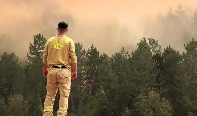 Fires in Karabük continue on the second day: 14 villages were evacuated, 5 personnel were affected by smoke