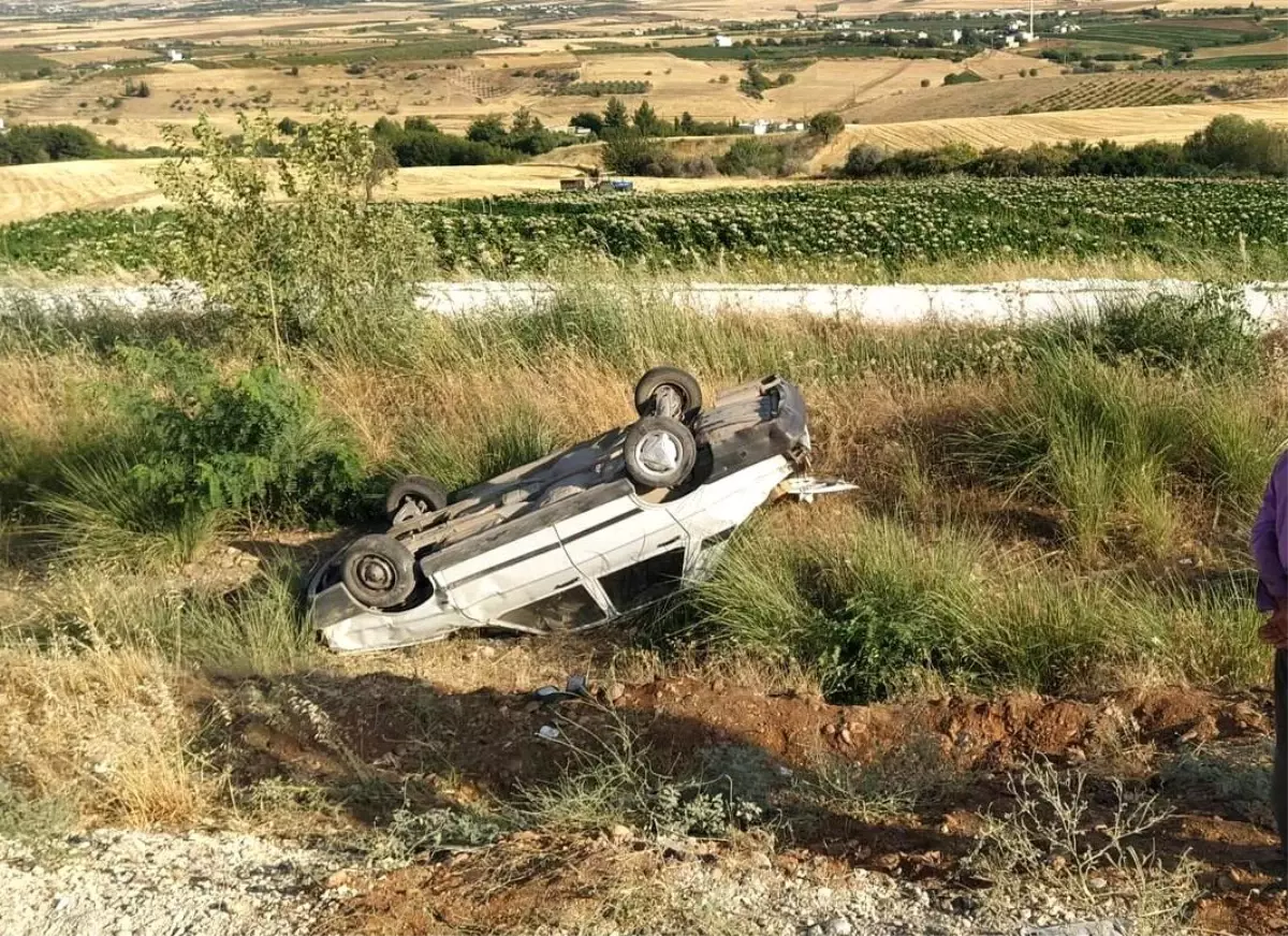 Adıyaman'da Otomobil Takla Attı: 1 Yaralı