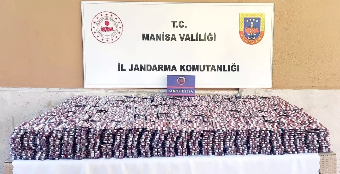 Alaşehir'de Uyuşturucu Operasyonu: 40 Bin Hap Ele Geçirildi