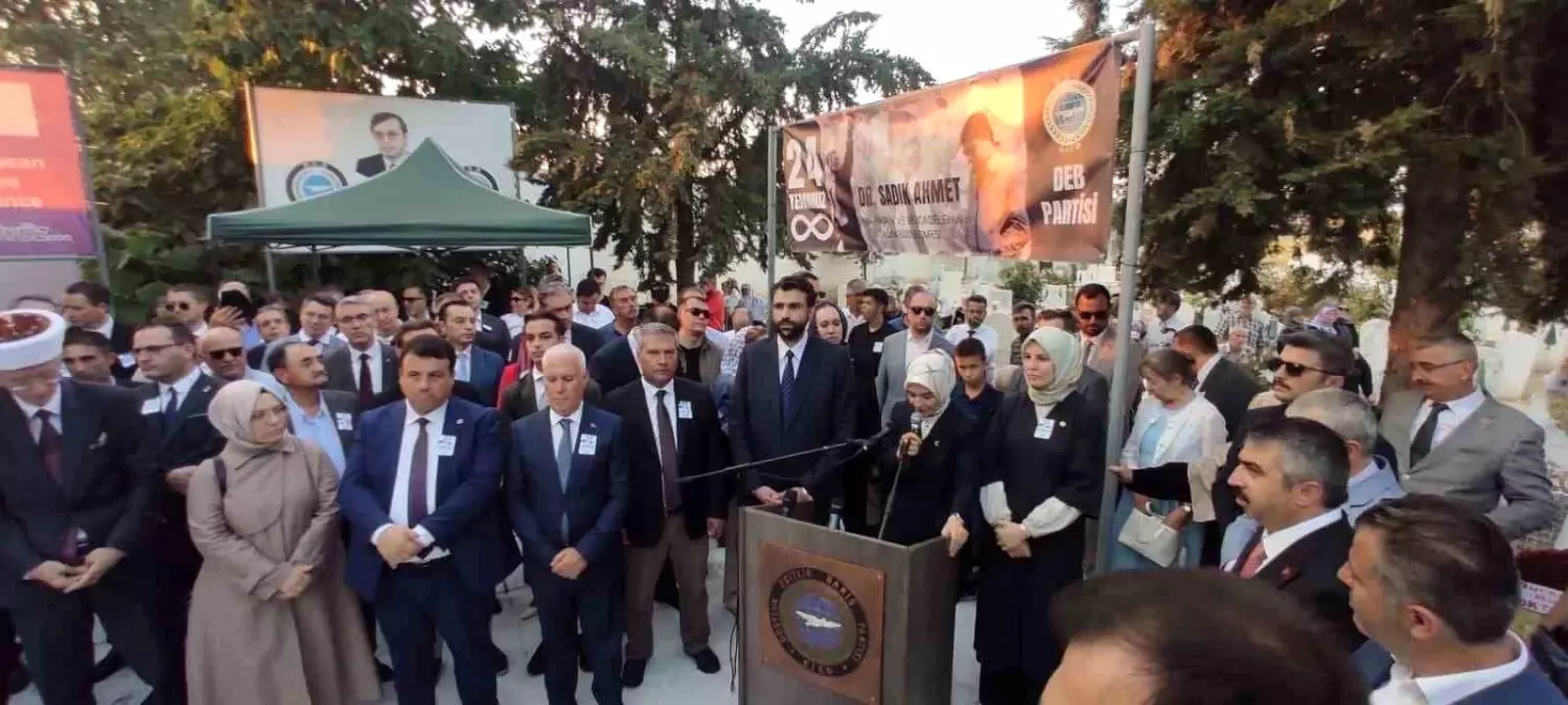 Batı Trakya Türkleri Lideri Dr. Sadık Ahmet'in Vefatının 30. Yılı Anma Töreni