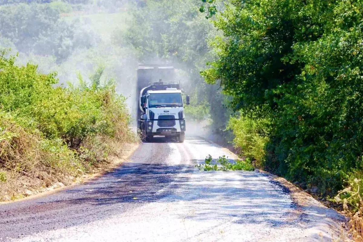 Sinop'ta Yol İyileştirme Çalışmaları Devam Ediyor