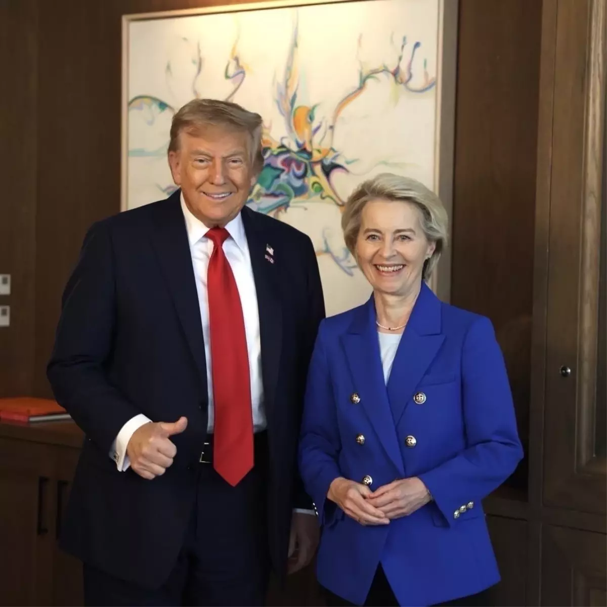 AB Başkanı von der Leyen ve Trump İskoçya'da Ticaret Görüşmeleri Yapacak
