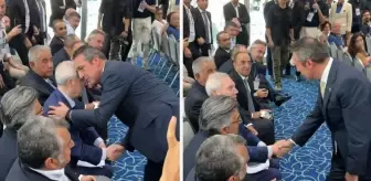 Ali Koç ile Aziz Yıldırım tokalaştı, Mahmut Uslu'nun bakışları olay oldu